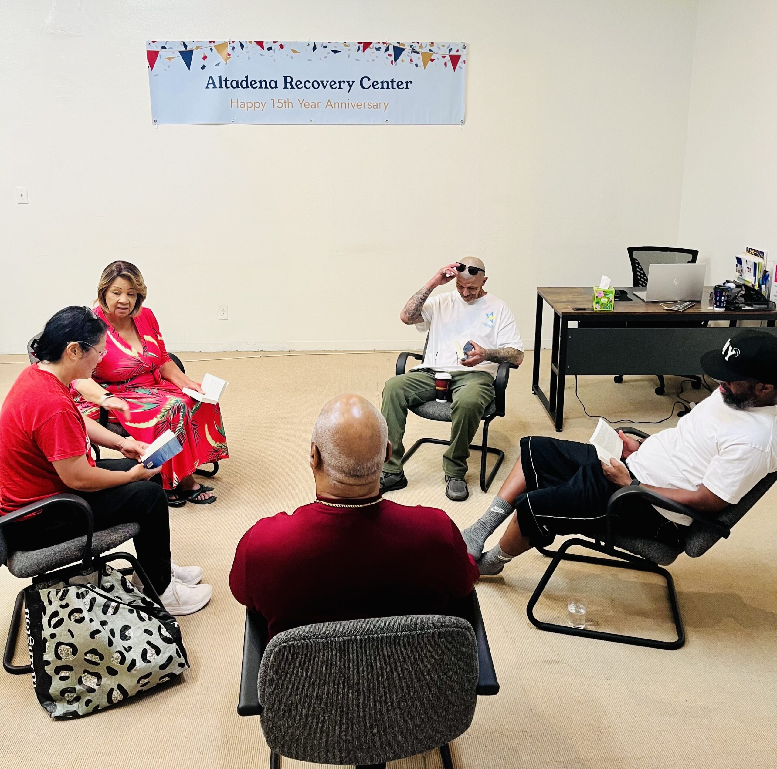 Group therapy session at Altadena Recovery Center